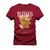Camiseta Premium 100% Algodão Estampada Shirt Unissex Blessed Urso Bordô