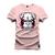 Camiseta Premium 100% Algodão Estampada Shirt Unissex Pit Bull Nexstar Rosa