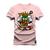 Camiseta Premium Algodão Estampada Fichas Rolando Rosa