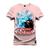 Camiseta Premium T-Shirt Algodão Estampada Unissex Post Malone Camp Rosa