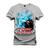 Camiseta Premium T-Shirt Algodão Estampada Unissex Post Malone Camp Cinza