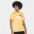 Camiseta Puma Ess+ 2 Logo Amarelo