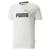 Camiseta Puma Essentials+ Logo 2 Cores Masculina Branco