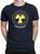Camiseta Radiologia,masculina,básica,100% algodão,estampada Azul frontal
