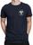 Camiseta Radiologia,masculina,básica,100% algodão,estampada Azul logo