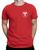 Camiseta Radiologia,masculina,básica,100% algodão,estampada Vermelho logo