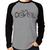 Camiseta Raglan Bike Cool Manga Longa - Foca na Moda Cinza, Preto