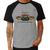 Camiseta Raglan Central Perk - Foca na Moda Cinza, Preto