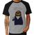 Camiseta Raglan I have no idea what I am doing - Foca na Moda Cinza, Preto