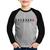 Camiseta Raglan Infantil 1 N 2 3 4 5 6 You Wouldn't Understand Manga Longa - Foca na Moda Cinza, Preto