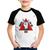 Camiseta Raglan Infantil Born to be Uai Rock - Foca na Moda Branco, Preto