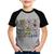 Camiseta Raglan Infantil Brinquedos - Foca na Moda Cinza, Preto