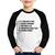 Camiseta Raglan Infantil Defenda a ciência! Manga Longa - Foca na Moda Branco, Preto
