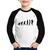 Camiseta Raglan Infantil Evolução da Cabeleireira Manga Longa - Foca na Moda Branco, Preto