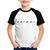 Camiseta Raglan Infantil Friday - Foca na Moda Branco, Preto