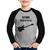 Camiseta Raglan Infantil Futuro Guitarrista Manga Longa - Foca na Moda Cinza, Preto