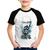 Camiseta Raglan Infantil Heisenberg Say My Name - Foca na Moda Branco, Preto