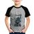 Camiseta Raglan Infantil Heisenberg Say My Name - Foca na Moda Cinza, Preto