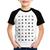 Camiseta Raglan Infantil Viajante 40 Icones Turista - Foca na Moda Branco, Preto