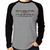 Camiseta Raglan It's Only One Down Rest Is Up Manga Longa - Foca na Moda Cinza, Preto