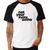 Camiseta Raglan not your xuxuzinho - Foca na Moda Branco, Preto