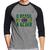 Camiseta Raglan O Brasil me obriga a beber Manga 3/4 - Foca na Moda Cinza, Preto