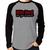 Camiseta Raglan Ride Hard or go home Manga Longa - Foca na Moda Cinza, Preto