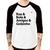 Camiseta Raglan Rua & Bola & Amigos & Golzinho Manga 3/4 - Foca na Moda Branco, Preto