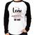 Camiseta Raglan Sou de Leão Manga Longa - Foca na Moda Branco, Preto