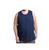 Camiseta Regata Camisa Algodão Plus Size Tamanho Grande  Blusa lisa dia treino minimalista Azul marinho