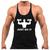 Camiseta Regata Cavada Masculina Nadador Academia Treino Musculação Personalizada Preto