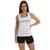 Camiseta Regata DryFit Academita Fitness Frimodas Feminina Adulto Branco