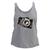 Camiseta regata feminina - Câmera Fotográfica Silver, Silver