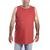 Camiseta Regata Lisa Plus Size Masculina Básica Algodão Premium Vermelho