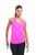 Camiseta Regata Nadador Dry Fit Feminina 100% Poliamida Rosa, Neon