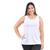 Camiseta Regata Plus Size Feminina 1000077565 Malwee Wee Branco