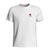 Camiseta Relaxado Algodão Premium Camisa Manga Curta Estampada Top Branco flor 01