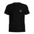 Camiseta Relaxado Algodão Premium Camisa Manga Curta Estampada Top Preto emoji 01