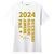 Camiseta Reveillon Feliz Ano Novo 2024 Modelo 6 Branco