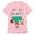 Camiseta Rosa Educação Infantil Professora Raiz com amor Modelo 03