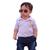 Camiseta Roupa Bebê Gola Polo Piquet e Infantil com Bordado Branco