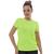 Camiseta Running Feminina Modelagem Mais Curta Elite Amarelo flúor