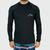 Camiseta Rusty Lycra Surf Ride Preto Preto