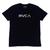 Camiseta RVCA Scanner Plus Size SM23 Masculina Preto Preto