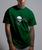 Camiseta Skatista Street Wear 100% Algodão Alta Qualidade Verde