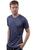 Camiseta Skube Dry Fit Com Proteção UV 50+ Segunda Pele Térmica Tecido Termodry Manga Curta Academia Cinza chumbo