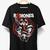 Camiseta Slipknot Nirvana Ramones Metallica ACDC Guns In Roses Bandas Internacionais Rock Unissex Ramones caveira