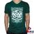 Camiseta Sonserina 100% Algodão Hogwarts Harry Potter Slytherin Geeko Shirts 08 Grafite gola redonda