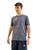 Camiseta Sport Dry Poliamida Masculina Proteção Solar Chumbo