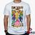 Camiseta Super Mario 100% Algodão Mario Bros Geeko Branco gola careca